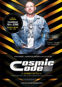 Cafete, Bern, DJ, Live, Club, Cosmic Code